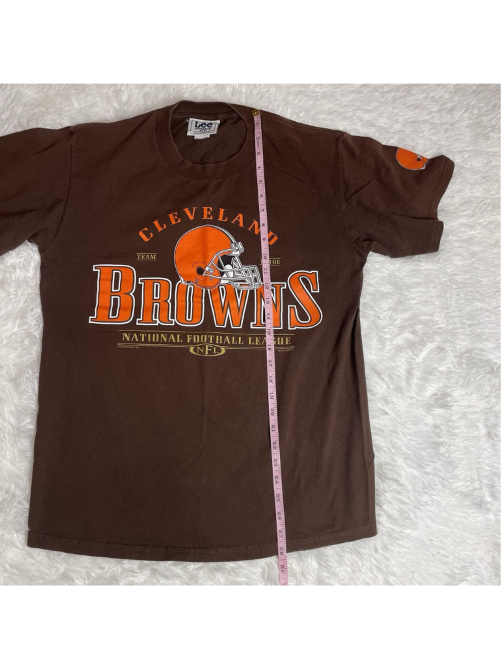 Vintage 90's NFL Cleveland Browns Sport Tee Shirt Logo Men's Medium - Picture 7 of 12